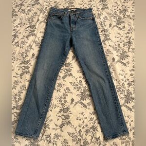 Levi's Wedgie Fit Blue Jeans